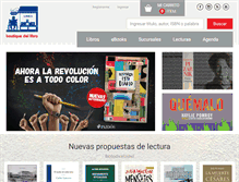 Tablet Screenshot of boutiquedellibro.com.ar
